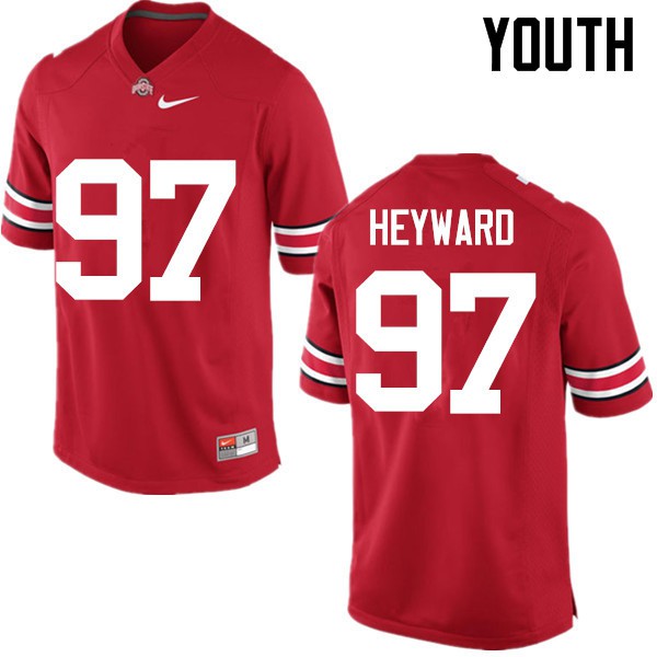 Ohio State Buckeyes #97 Cameron Heyward Youth University Jersey Red